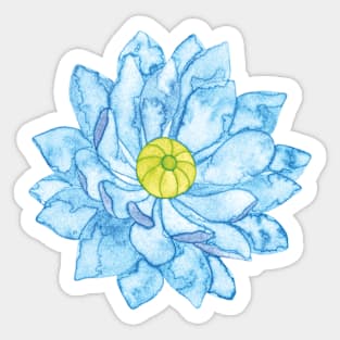 Blue Bloom Sticker